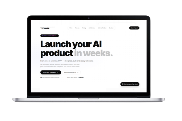 Techora AI - web aplikacija